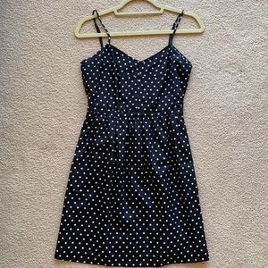 J. Crew cami dress in black polka dot - relisted
